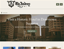 Tablet Screenshot of androyhotel.com